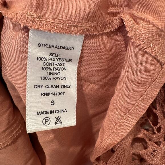 ASTR the Label A Line Lace Fit & Flare Midi Dress Small - Picture 9 of 11